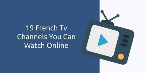 french tv channels online